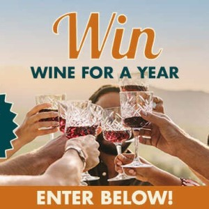 Win wine for a year!