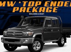 Win a Toyota Landcruiser + Boat & Trailer package!