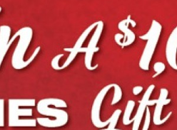 Win 1 of 10 $1,000 Gift Cards!