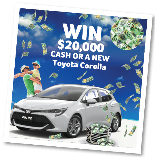Win $20,000 Cash or a New Toyota Corolla 