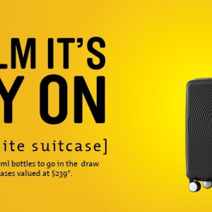 Win 1 of 500 Samsonite suitcases!