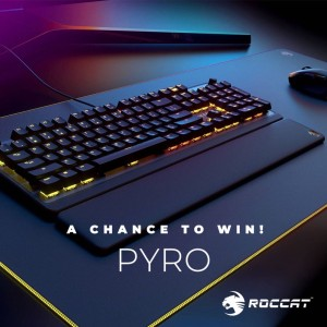 Win a Roccat PYRO Mechanical RGB Keyboard