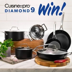 Win a Cuisine pro Diamond 9 6-Piece Cookset