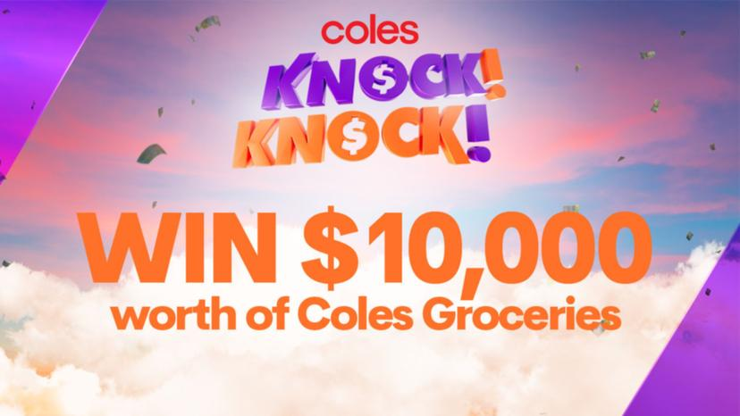 Win 1 of 4 Coles gift cards valued at $10,000 each