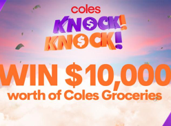 Win 1 of 4 Coles gift cards valued at $10,000 each