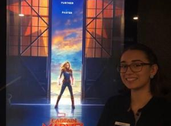 Win one of two DPs Captain Marvel