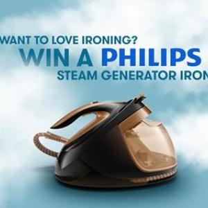 Win a Philips PerfectCafe Elite Plus steam iron