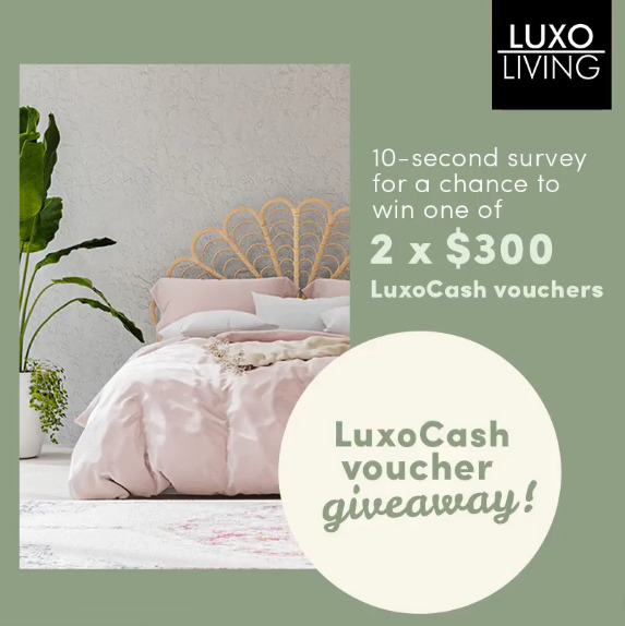 Win 1 of 2 x $300 LuxoCash vouchers