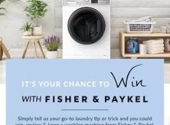 Win 1 of 3 Fisher & Paykel Front Load Washing Machine