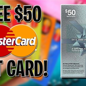 Win a $50 Mastercard Gift Card