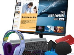 Win 1 of 5 Ultimate Study and Play Prize Packs with Logitech, Logitech G AND Samsung
