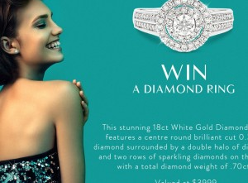 Win an 18ct White Gold Diamond Ring