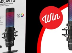 Win a HyperX Quadcast S RGB USB Condenser Gaming Microphone