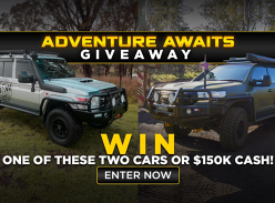 Win 1 of 2 iconic Australian four wheel drives, or take $150,000 cash!