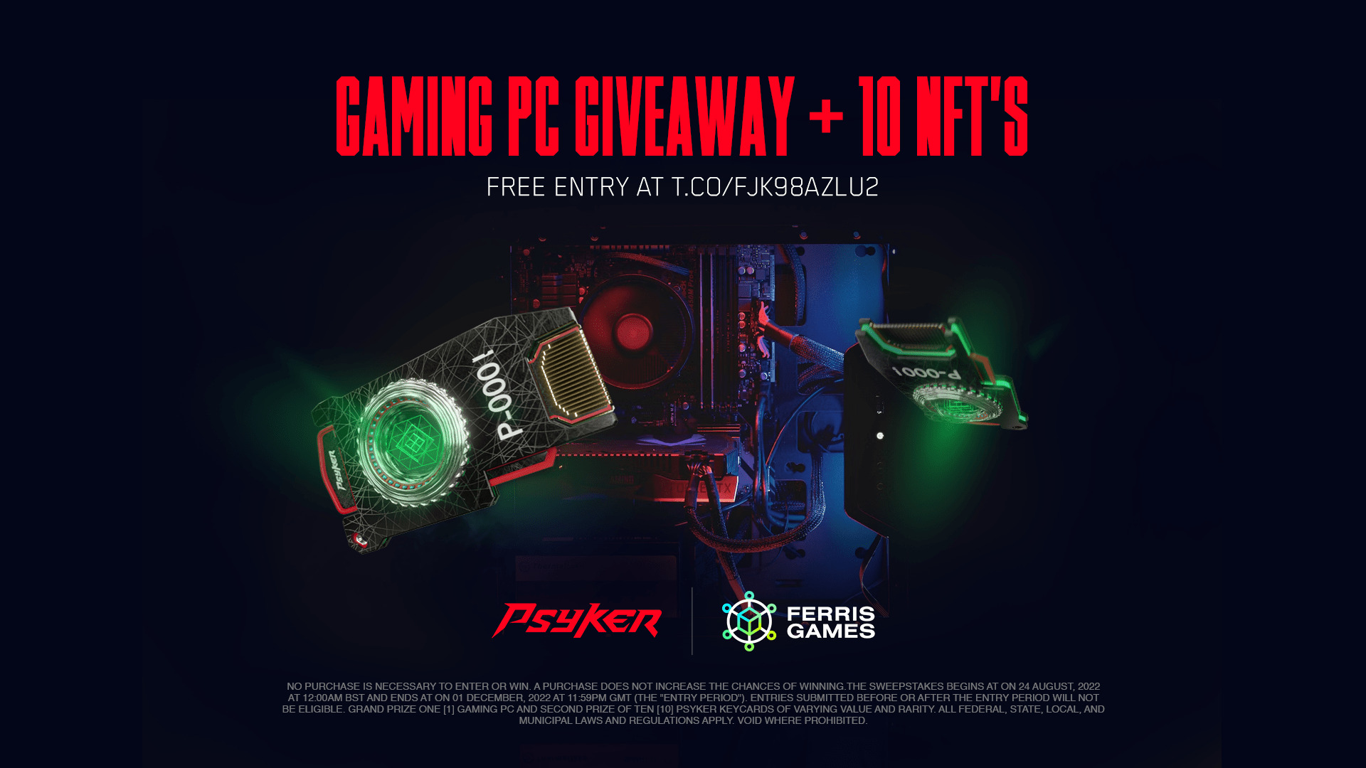 Win 1 x Gaming PC, 10 x NFT