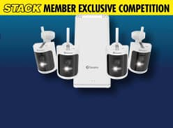 Win 1 of 2 Swann AllSecure650 4 camera wireless 2K 1TB security systems