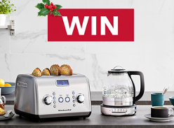 Win a 4 Slice Toaster or a Glass Tea Kettle