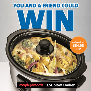 Win two Morphy Richards 3.5L Slow Cooker