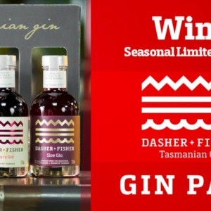 Win 1 of 5 Limited Edition Dasher + Fisher Seasonal Gin Gift Packs