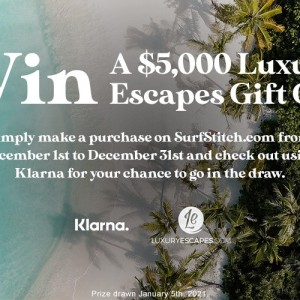Win a $5,000 Luxury Escapes gift card - SurfStitch