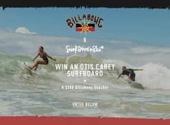 Win an Otis Carey Surfboard + $500 online voucher!