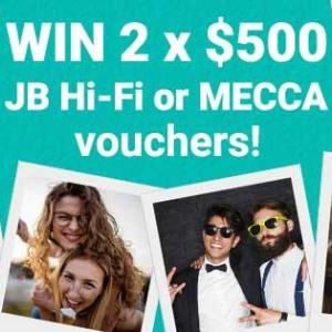 Win 2x $500 JB HI-Fi or MECCA vouchers