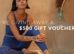 Win a $500 Voucher Yogawear, Swimwear & Linen