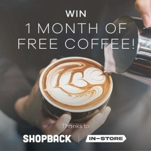 Win a month’s worth of free coffee