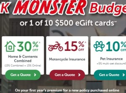 Win a $10,000 Monster Budget Buster