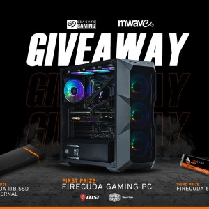 Win a Seagate FireCuda Gaming PC or 1 of 2 Seagate FireCuda SSDs