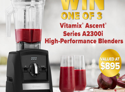 Win 1 of 3 Vitamix Ascent A2300i High-Performance Blenders