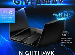 Win a Netgear Nighthawk 12-Stream Tri-Band Wi-Fi 6 Router