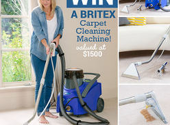 Win a Britex Carpet Cleaning Machine