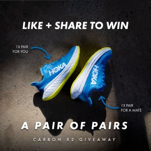 Win Two Pairs of Hoka Carbon X2 Shoes