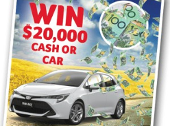 Win $20,000 Cash or a Car