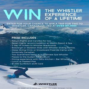 Win the Whistler Experience of a Lifetime