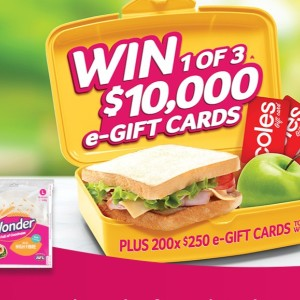 Win 1 of 3 $10,000 e-Gift Cards