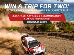 Win a Trip for 2 to This Year's Kennards Hire Rally Australia