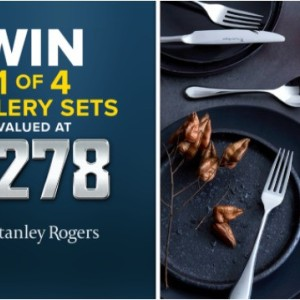 Win 1 of 4 Stanley Rogers Cutlery Sets