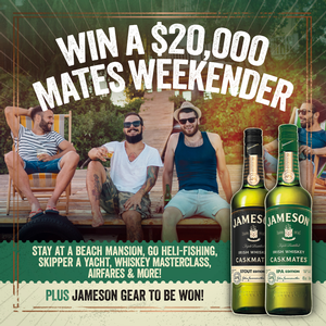Win a $ 20K Weekender, plus Jameson gear