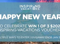 Win 1 of 3 Inspiring Vacations Vouchers