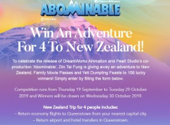Win a New Zealand Getaway & More