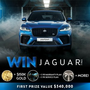 Win Jaguar F-Pace SVR + Gold