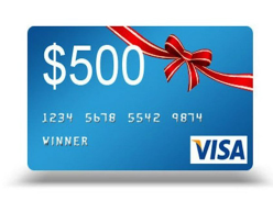 Win a $500 VISA Gift Card