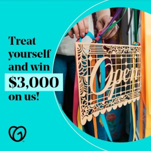 Win a $3,000 Visa voucher to go on a shopping spree
