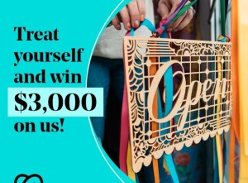 Win a $3,000 Visa voucher to go on a shopping spree