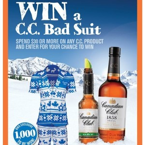 Win 1 of 1000 Canadian Club Bad Suits!