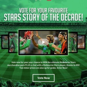 Win a Melbourne Stars Prize Pack or 1 of 2 Signed Jerseys