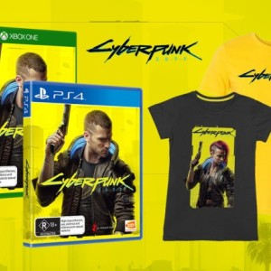 Win Cyberpunk 2077 for PS4 or Xbox One and a Cyberpunk 2077 T-Shirt