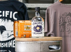 Win 1x 700ml Pacific Moonshine, 1x Case of Stone & Wood Pacific Ale, 2x Tee Shirt